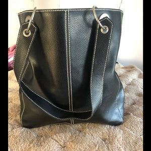 Stylish black tote